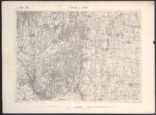 G. Kanisza und Zákány. Zone 20 Col. XVI