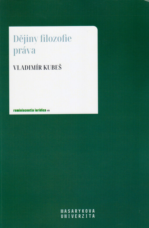 Dějiny filozofie práva