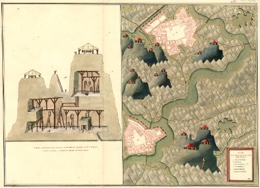 Plan des Bergwerg Nagienÿed und Crisko