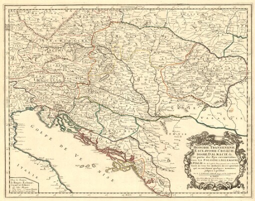 Hongrie, Transilvanie, E Sclavonie, Croacie, Bosnie, Dalmacie &c: et partie des Pays circomvoisins vers la Pologne, L'Allemagne, L'Italie &c. là ou apnt. les Turqs peuvent avoir a desmester