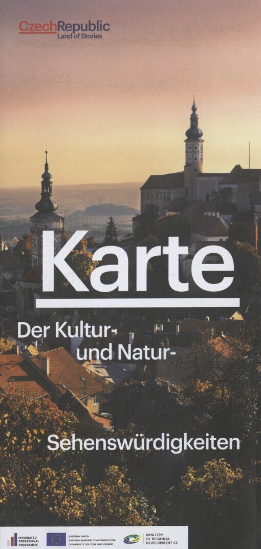 Karte der Tschechischen Republik
