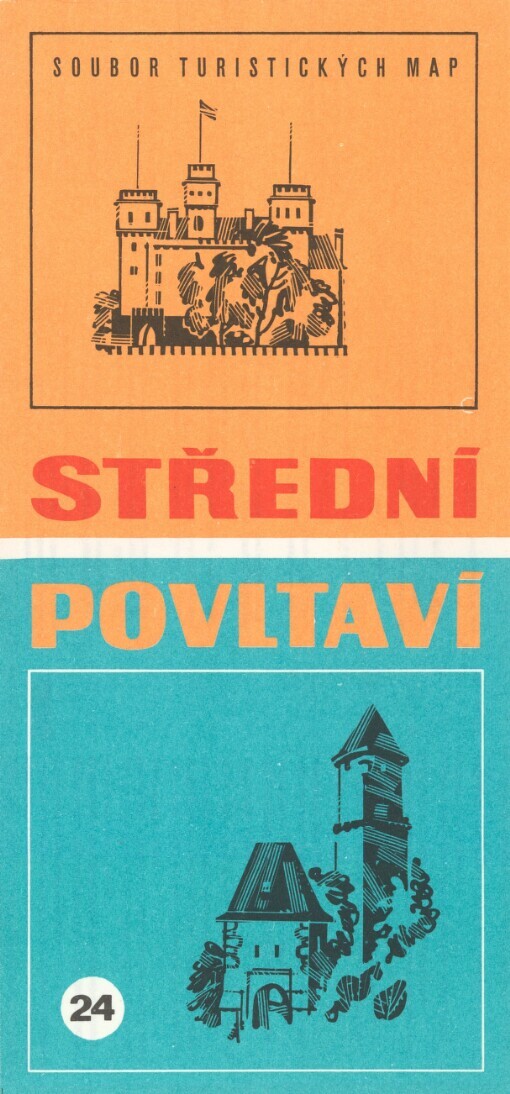Střední Povltaví: soubor turistických map