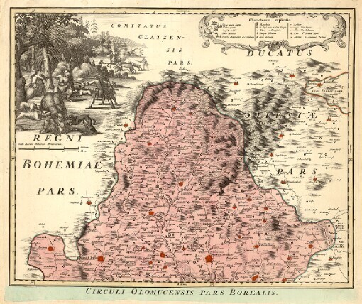 [Marchionatus Moraviae Circulus Olumucensis]. Circuli Olumucensis pars Borealis