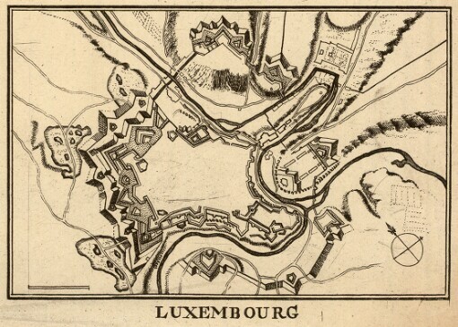 D'Fortresse der Tien Spaansche Provintien of Belgii Regii. Luxembourg