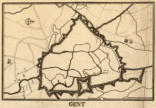 D'Fortresse der Tien Spaansche Provintien of Belgii Regii. Gent