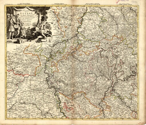 Teatre de la Guerre sur le Rhin, Moessele, Mayn, le Necker, Meuse, Avec les Pais voisins