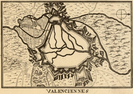 D'Fortresse der Tien Spaansche Provintien of Belgii Regii. Valenciennes