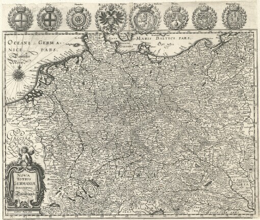Nova totius Germaniae Descriptio Teütschland