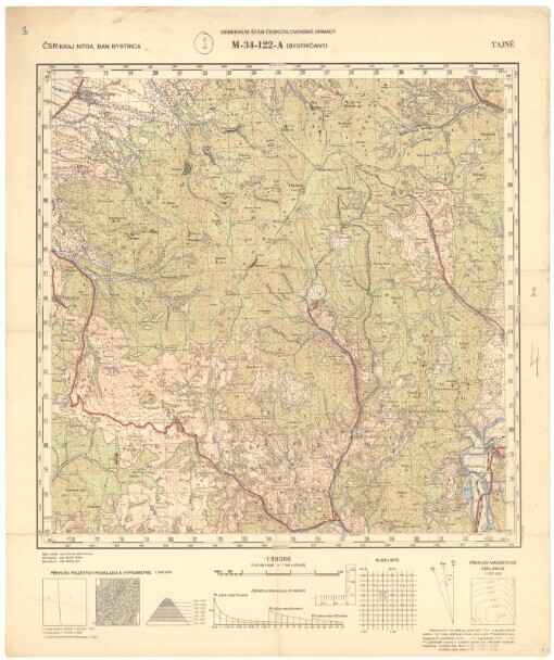 Bystričany. M-34-122-A