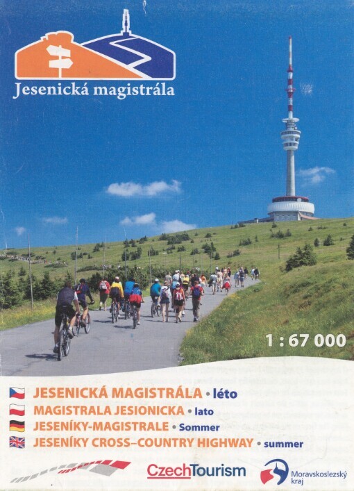 Jesenická magistrála - léto: Magistrala Jesionicka - lato = Jeseníky-Magistrale - Sommer = Jeseníky Cross-Country highway - summer