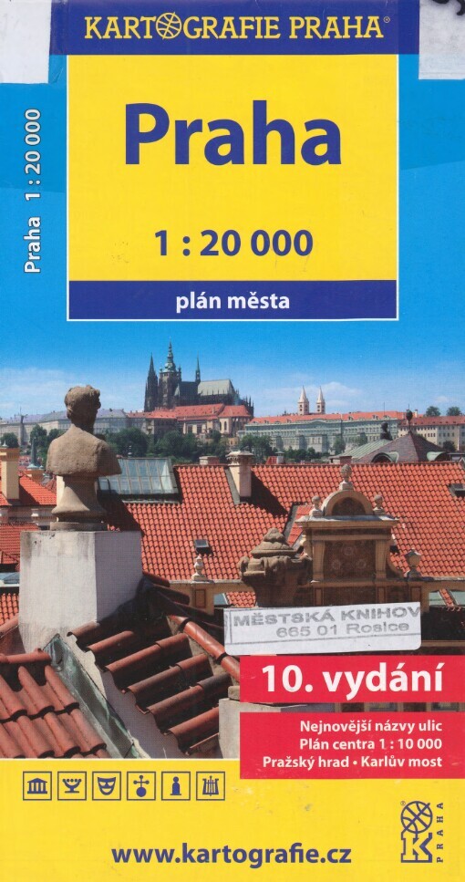 Praha: plán města 1:20 000