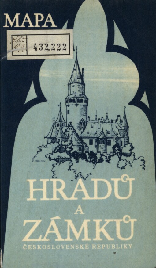 Mapa hradů a zámků Československé republiky