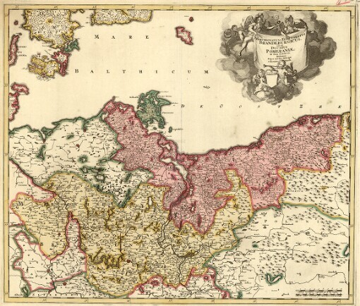 Marchionatus et Electoratus Brandeburgicus, una et Ducatus Pomeraniae in suas subdivisi ditiones