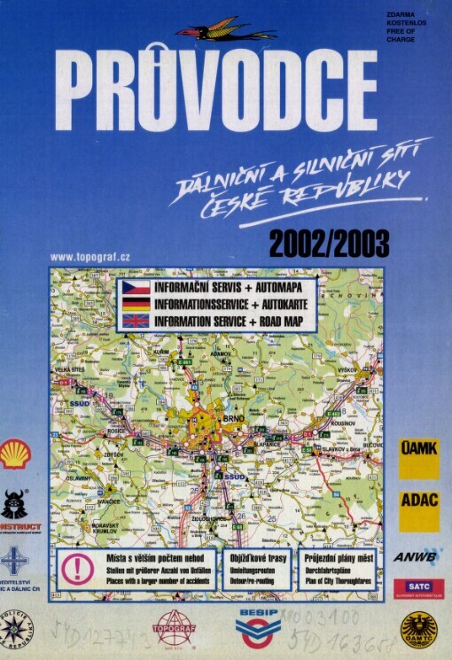 Průvodce dálniční a silniční sítí České republiky: atlas 2010 : informační servis + automapa