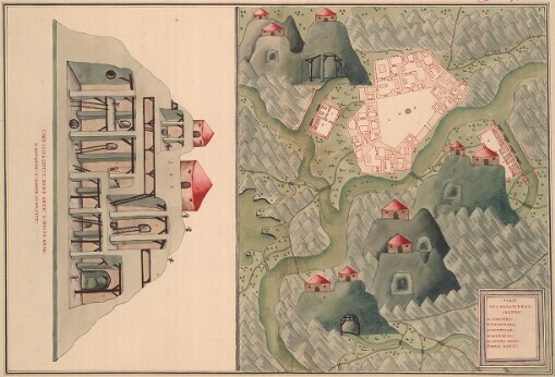 Plan des Bergwergs Crembs