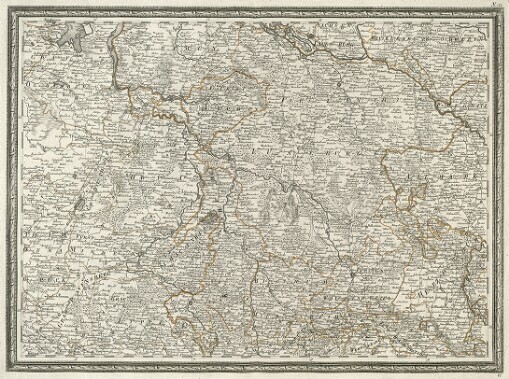 [Neueste Generalkarte von Deutschland in XXIV Blättern]. VI. N. 51