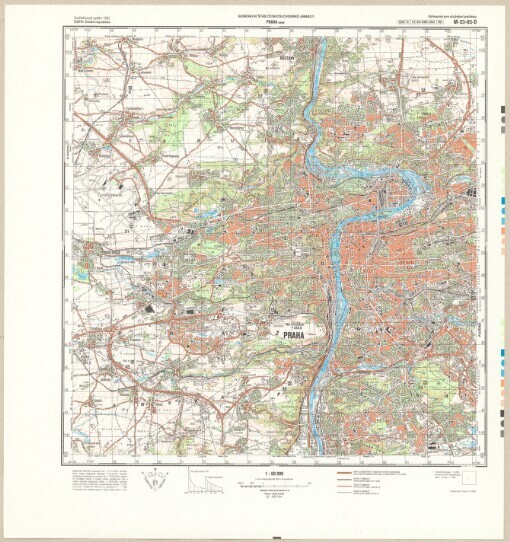 Praha-západ: Česká republika. M-33-65-D