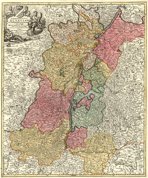 Landgraviatus Alsatiae tam Superioris quam Inferi: cum utroque Marchionatu Badensi. ut et tractu Herciniae Silvae ac Ditione quatuor Urbium Silvestr
