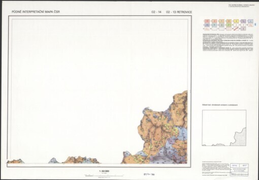 Půdně interpretační mapa ČSR. 02-14 ; 02-13. Petrovice