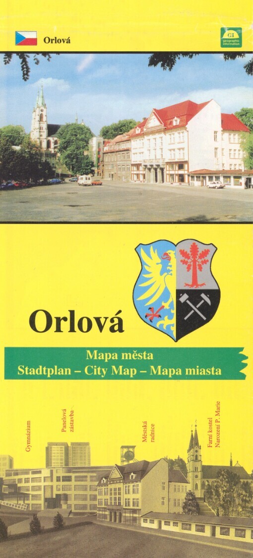 Orlová: mapa města