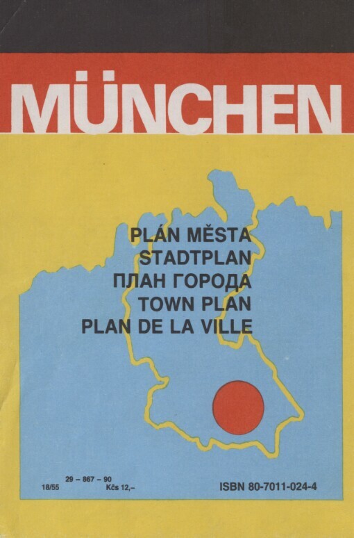 München: plán města
