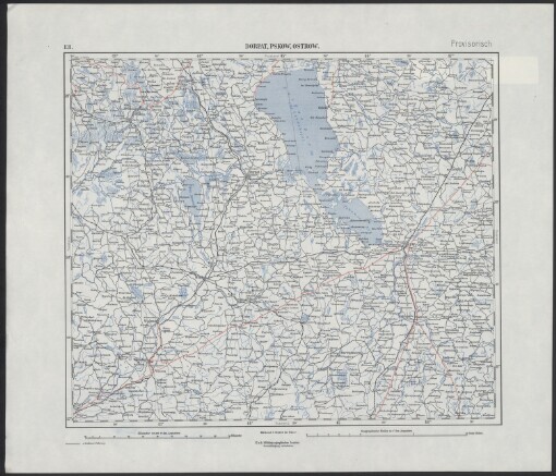 Dorpat, Pskow, Ostrow. E.II. Provisorisch
