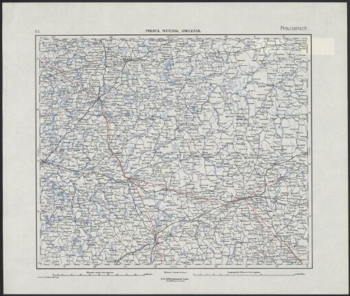 Połock, Witebsk, Smolensk. F.I. Provisorisch