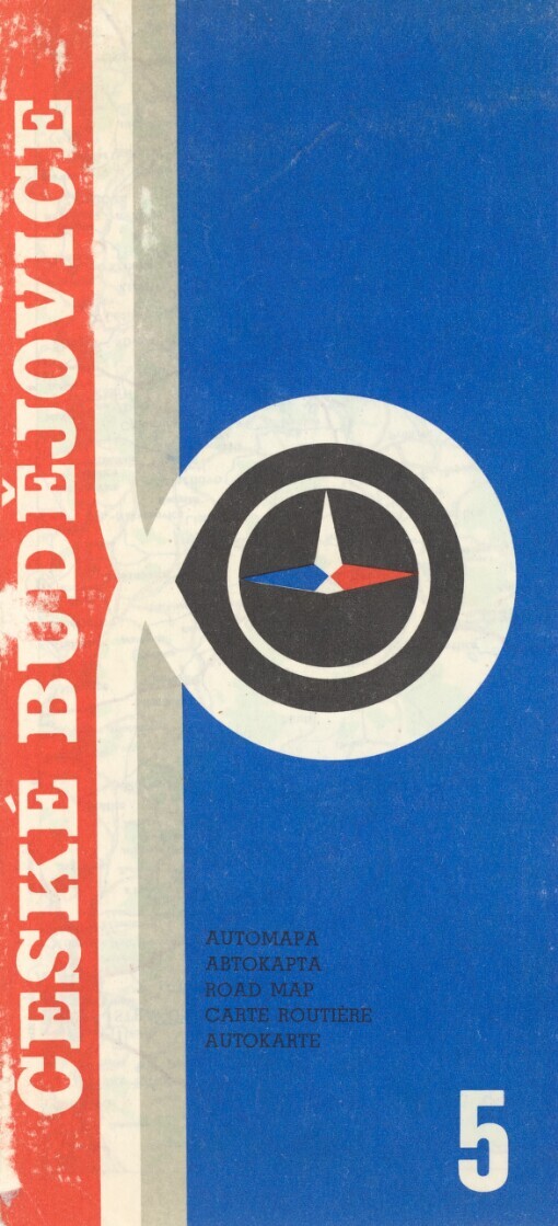 České Budějovice: automapa = avtokarta = road map = carte routière = Autokarte