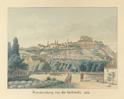 Franzensberg von der Grillowitz aus
