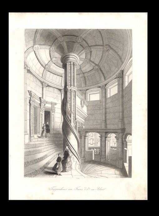 Treppenhaus von Franz d. In. zu Blois: b. 1105