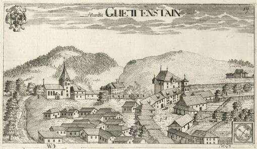 [Topographia Archiducatus Carinthiae antique & modernae completa: Das ist Vollkommne und gründliche Land-Beschreibung deß berühmten Erz-Herzogthums Kärndten ... ]. 59. Marckht Guettenstain