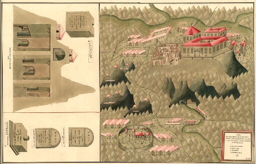 Plan der Antiquen, und Silber Bergwergs, Saldenhofen, und st. Iohans, in Unter Steir, Graffen Athemis geh