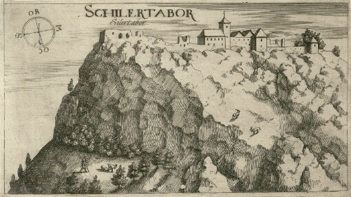 [Topographia Ducatus Carnioliae modernae das ist Controsee aller Stätt Märckht, Clöster, undt Schlösser, wie sie anietzo stehen in dem Hertzogthumb Crain]. 223. Schilertabor = Silertabor