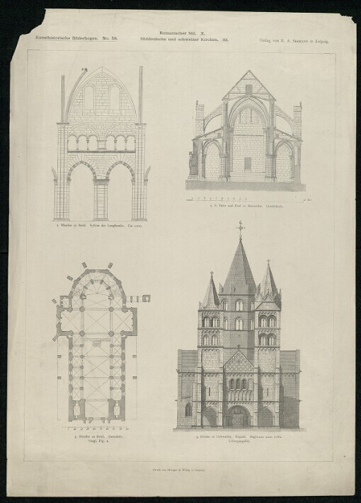 Romanischer Stil X. Süddeutsche und schweizer Kirchen