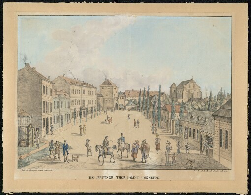 Das Brünner Thor sammt Umgebung