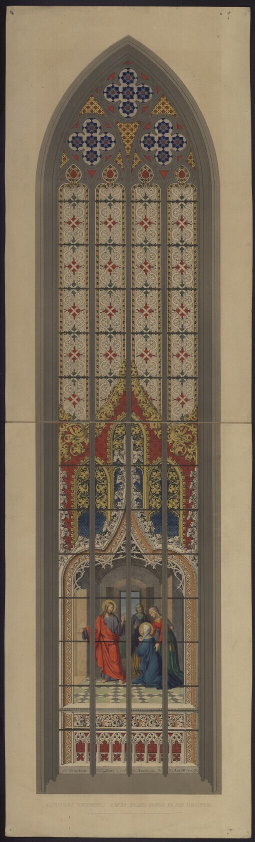 Abschied Christi. Jesus Prend Congé de ses Disciplés: Ex munificentia Ludovici A. Bavariae regis Anno dmi. 1838