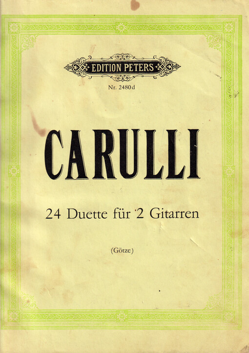 24 Duette für 2 Gitarren