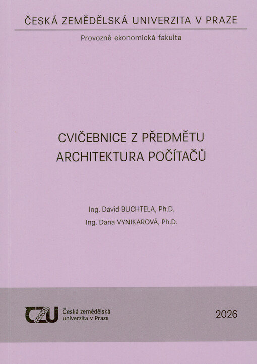 Cvičebnice z předmětu Architektura počítačů