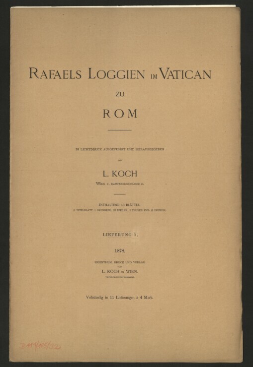 RAFAELS LOGGIEN IM VATICAN ZU ROM. LIEFERUNG 5