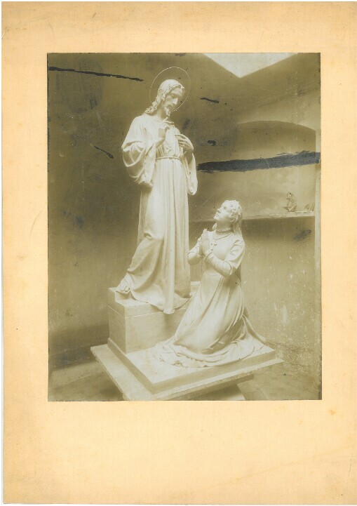 Vosmík, Čeněk B. S. Páně (1914) Návrh pro Hostýn. Předloha pro sochu na hl. oltář v Rajhradě