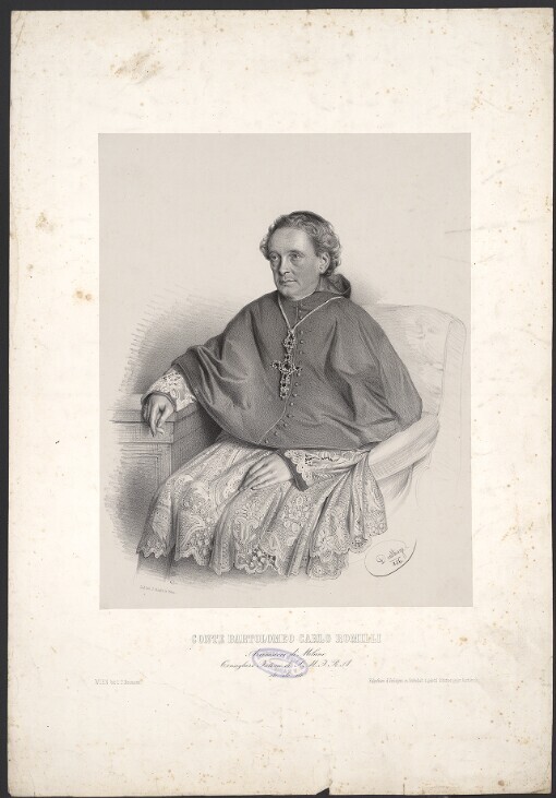 Conte Bartolomeo Carlo Romilli Arcivescovo di Milano Consigliere Intimo di S.M.J.R.A. etc. etc. etc