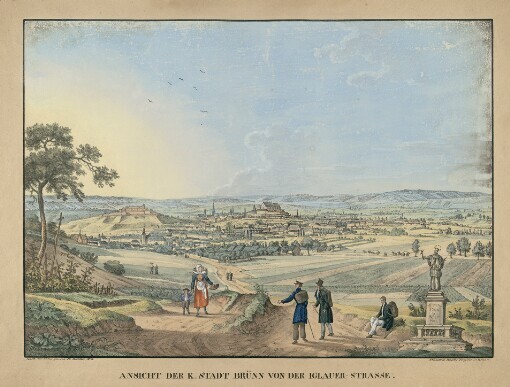Ansicht der K. Stadt Brünn von der Iglauer-Strasse