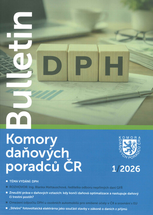 Bulletin : Komora daňových poradců ČR