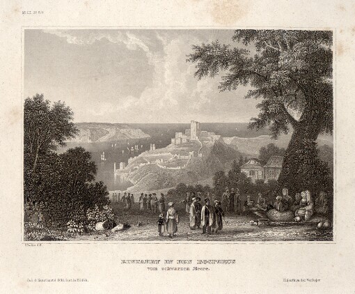 Einfahrt in den Bosporus vom schwarzen Meere