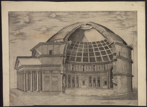 Panthei Fidelissime Dimensi Exterior et Interior Pars Antiqvo Romano svis omnibvs nvmeris absolvta