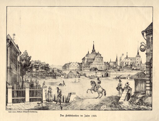 Das Fröhlicherthor im Jahre 1820