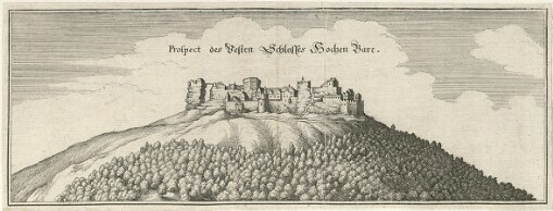 Prospect des Vesten Schlosses Hochen Barr