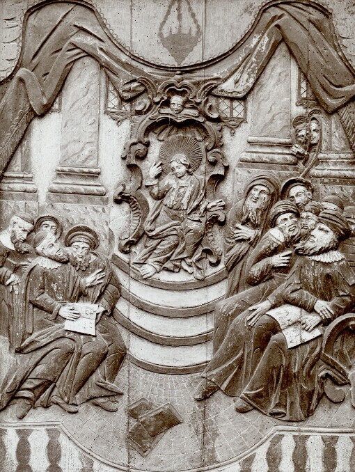 [Ježíš mezi učenci]