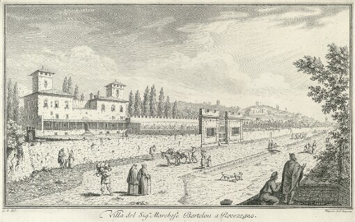 [Vedute delle Ville, e d'Altri Luoghi della Toscana]. Villa del Sig. Marchese Bartolini a Rovezzano