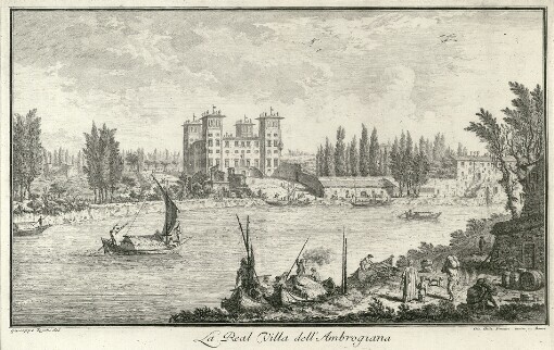 [Vedute delle Ville, e d'Altri Luoghi della Toscana]. La Real Villa dell'Ambrogiana